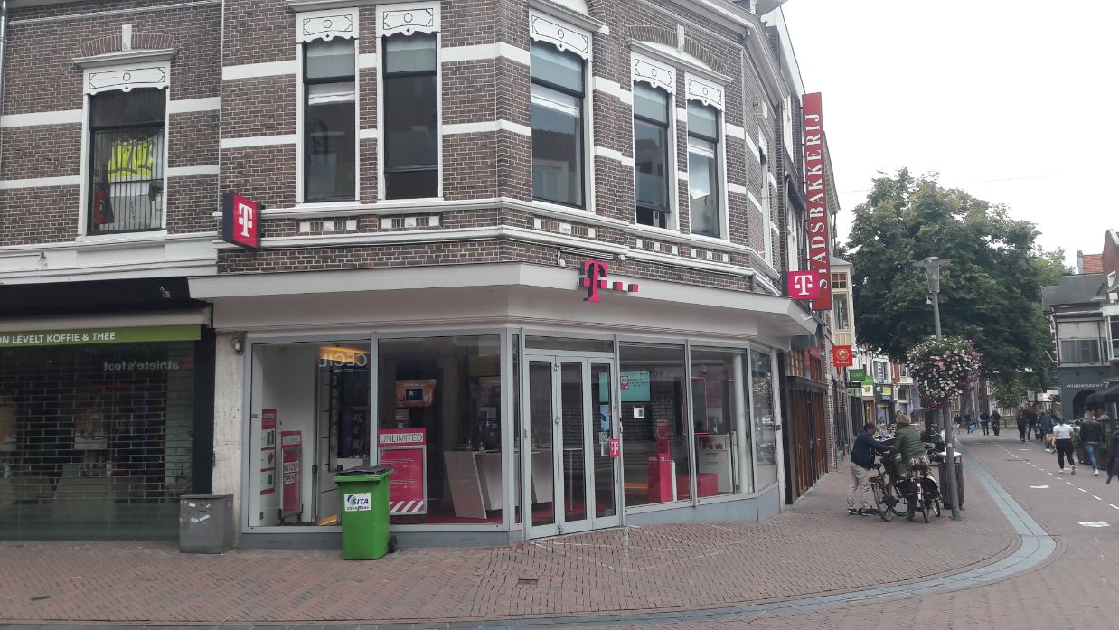 Deutsche Telekom-hoofdstraat Apeldoorn centrum