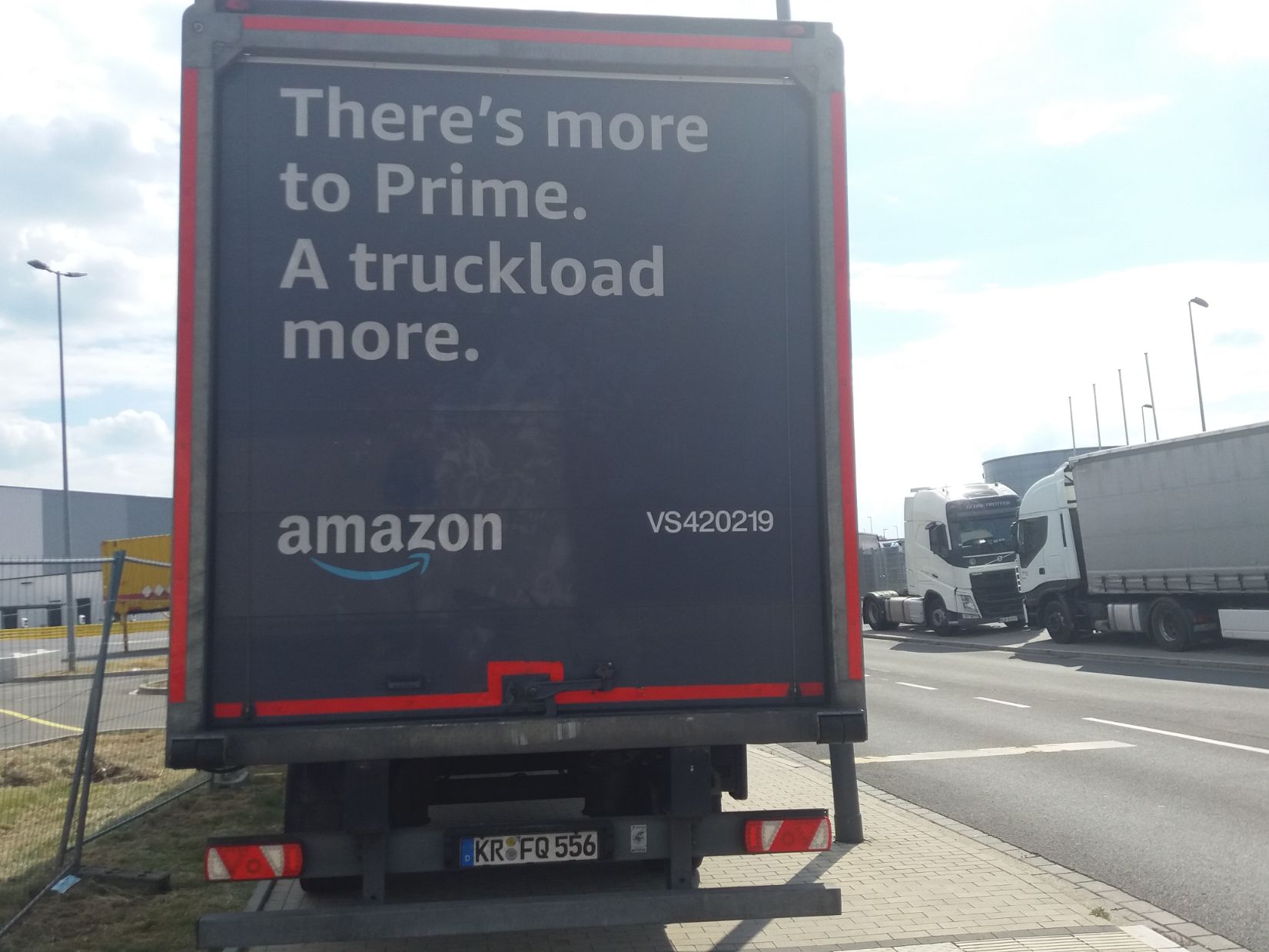 Amazon-Prime vrachtwagen Dortmund