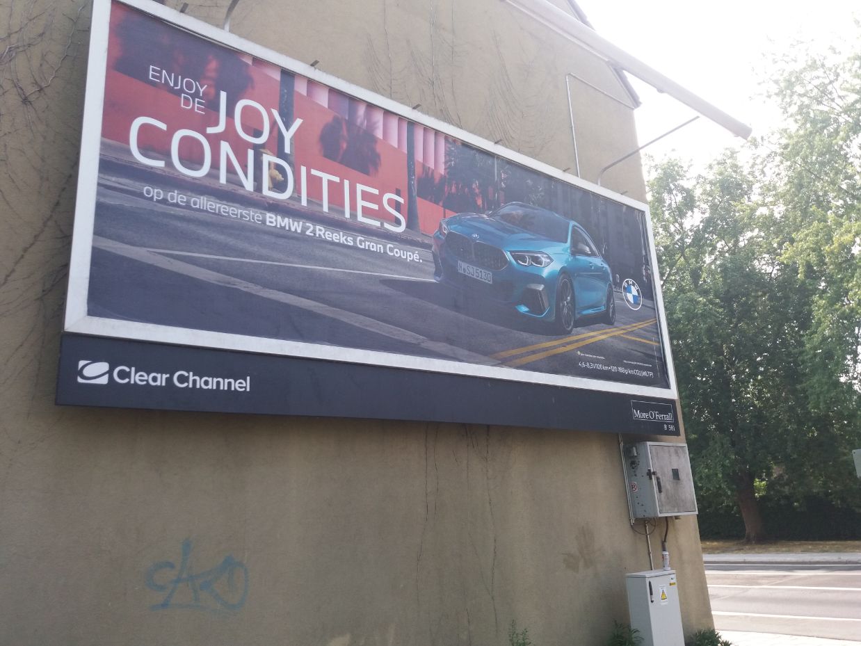 BMW-reclame Belgie