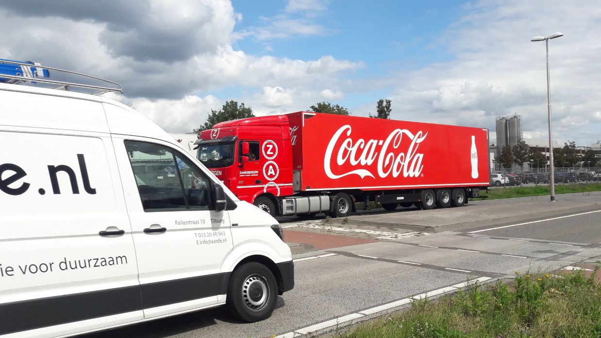 Coca-Cola-Cola Tilburg vrachtwagen