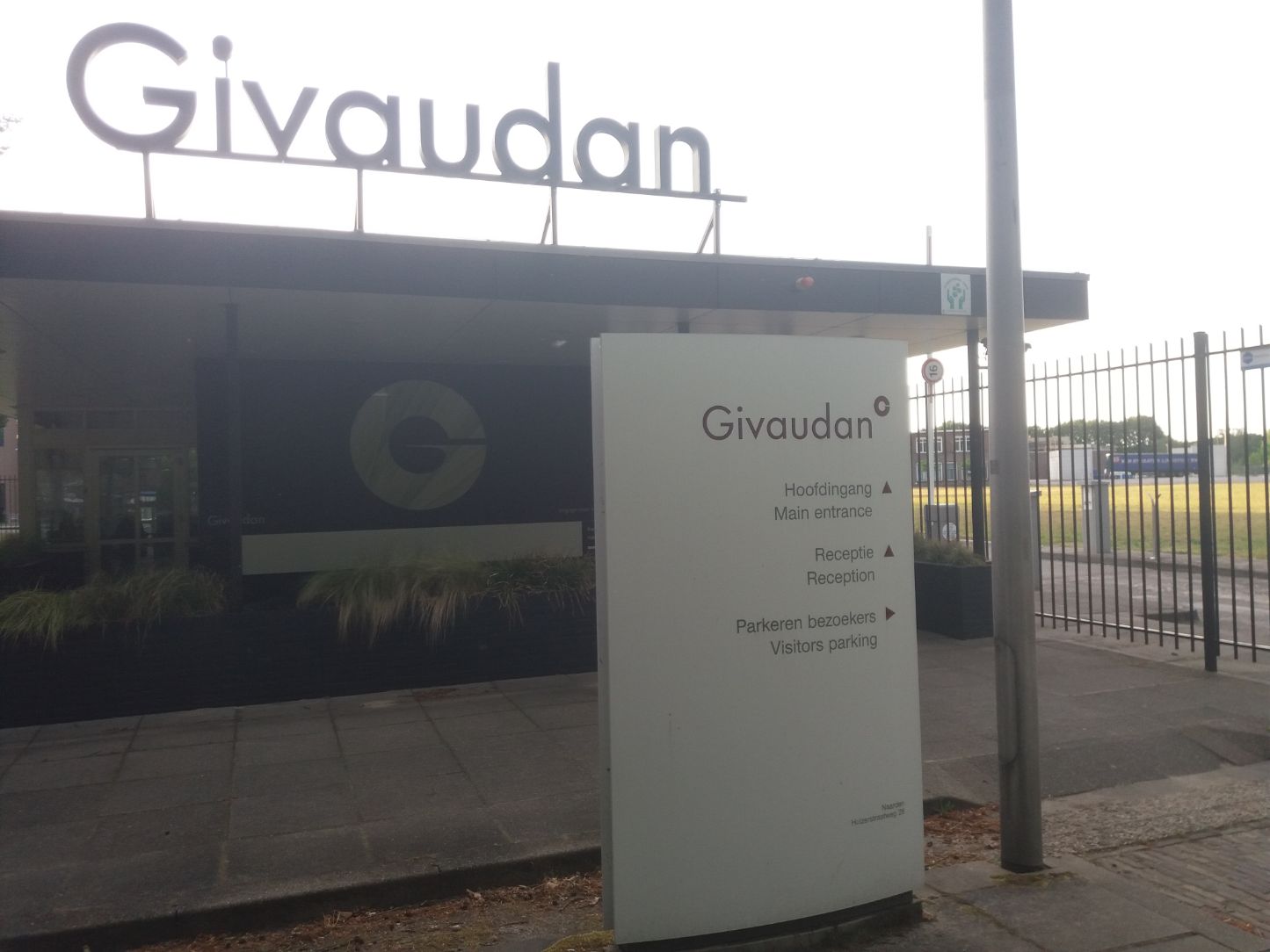 Givaudan-ingang Naarden